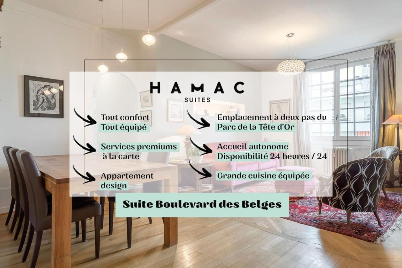 ليون Suite Des Belges Parc Tete D'Or - 4 A 6 Voyageurs المظهر الخارجي الصورة